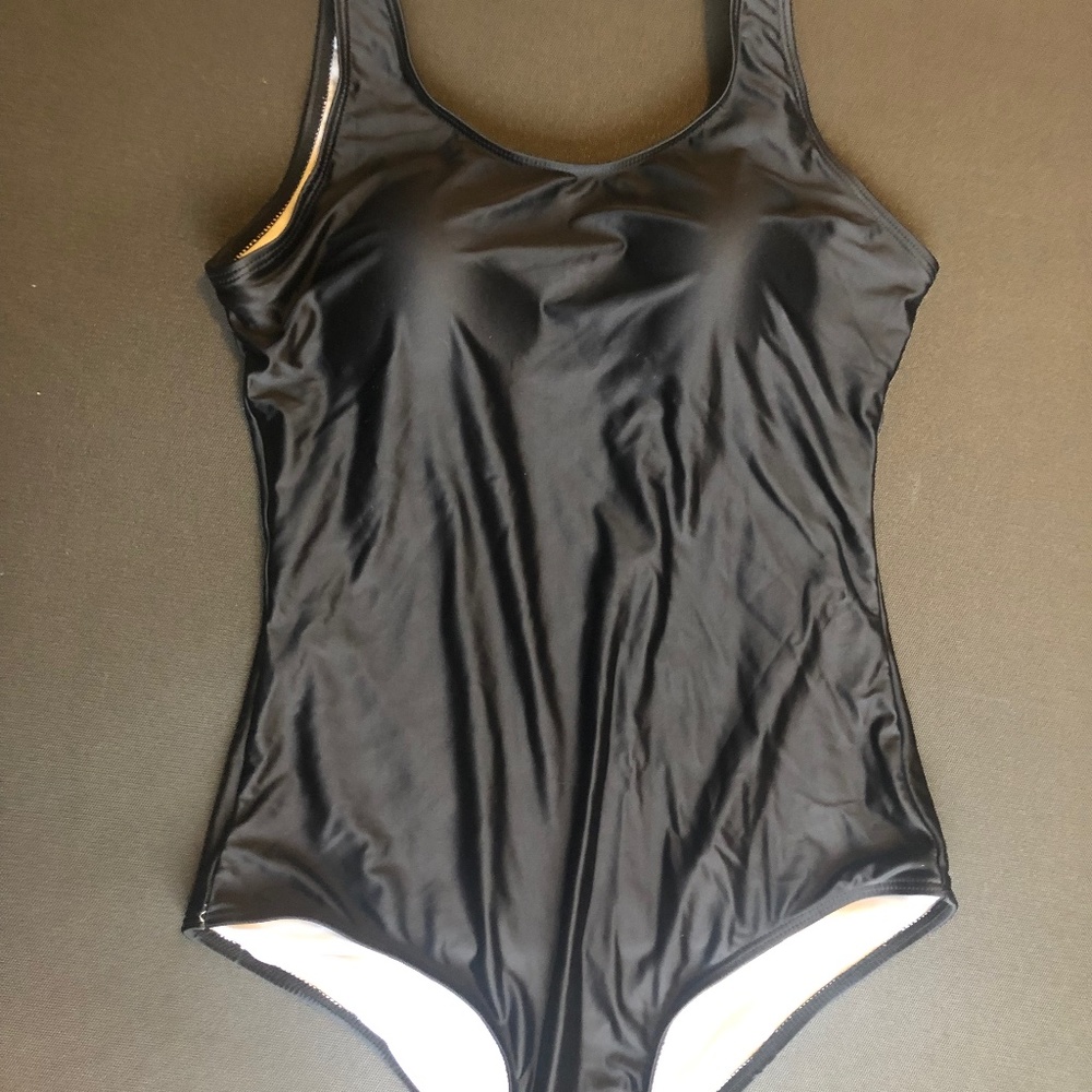 Black One-piece Swimsuit